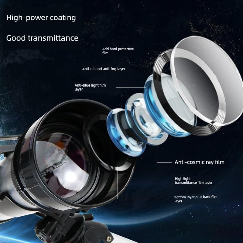 Children's Astronomical Telescope, Professional-Grade, High-Power, High-Definition, Boys' Space Stargazing, Birthday, New Year's Gift for Children