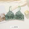 Reggiseno Wireless con Stampa Leopardo per Donna Comfort Quotidiano Lingerie