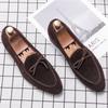 Spring Summer Leather Men's Loafers Handmade Casual Leather Shoes Outdoor Slip-On Flats Moccasins Leisure Walk Man Driving Shoes