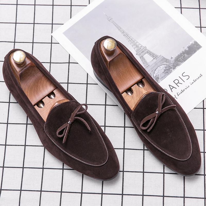 Spring Summer Leather Men's Loafers Handmade Casual Leather Shoes Outdoor Slip-On Flats Moccasins Leisure Walk Man Driving Shoes