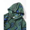 Men's Hooded Drawstring Pattern Long Sleeve Sweatshirt.