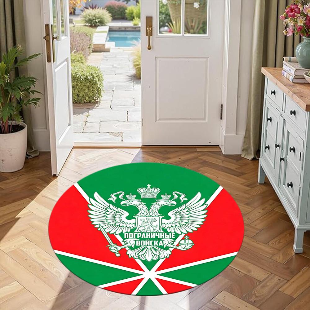 Eagle Round Office Rug Design for Game Room Dormitory Entryway Outdoor Antislip Round Carpet Decorate Offices Perfect Gift for Friends Family