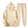 2023 Unisex Plus Velvet Heart Pattern Hoodie & Sweatsuit - Trendy Autumn/Winter Collection