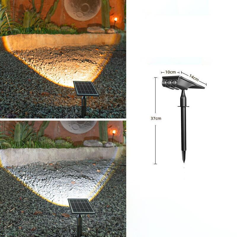 

Bright Solar Spot Lights Outdoor Waterproof 3000K 6000K Solar Vila Light Auto On/Off Solar Wall Lamp for Tree Yard Garden Lawn 1pcs