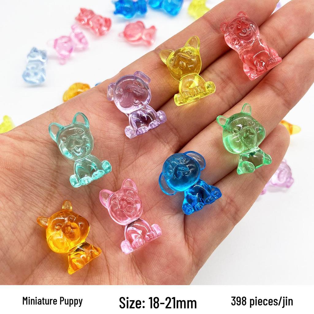 Colorful Mini Acrylic Milk Bottle Cartoon Ornaments - Cute Handmade DIY Decorative Accessories