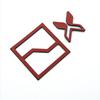 For ZEEKR X Black Car Markers Car Modification Blacking Markers Rear End Markers Header Markers Special Decoration