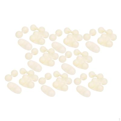 40Pcs Wels Rasseln Angeln Doppel Rassel Attraktor Glocke Perlen Werkzeug