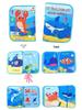 Baby Soothing Cloth Book: Tear-Resistant, Velcro-Closure, Montessori Early Education Toy for Infants & Toddlers