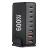 NEW 600W Gan Fast Charge 3.0 USB Type C Fast Charger Mobile 8-port 5C3A PD Charger Convenient To Carry Tablet Charger