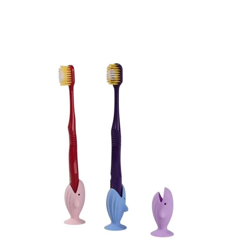 1Pcs Toothpaste holder Silicone Cute Whale Shaped Silicone Toothbrush Holder Non Slip Suction Base For Kids Bathroom Daily Use