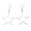 Collana Pendente Stella Argento Vintage Alla Moda For Men And Women In 36x33mm Size