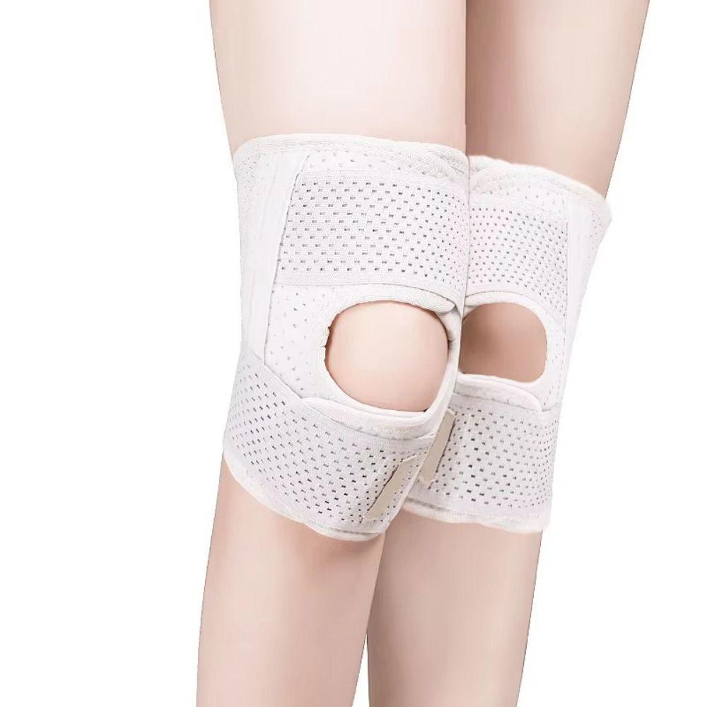 Breathable Elastic Knee Wrap Side Stabilizers Knee Compression Sleeve  Sports Running