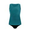 Women's Two Piece Tankini Swimsuit Set with Padded Bra and Wireless Support Stylish Solid Color Swimwear for Beach Pool