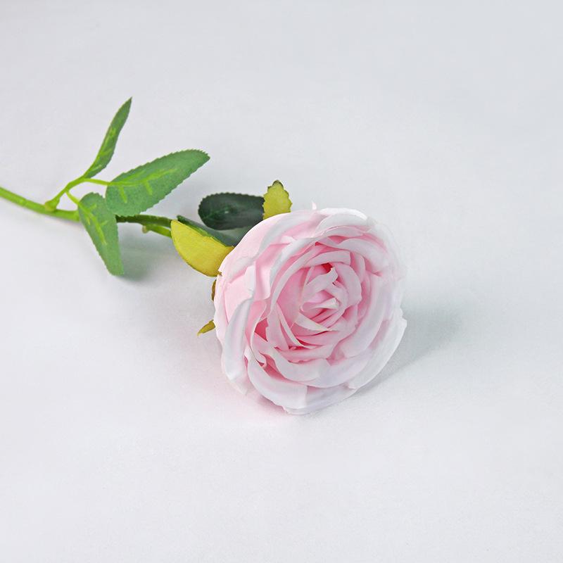 European Rose Simulation: Realistic Faux Flower Bouquet for Wedding and Decorative Arrangements.