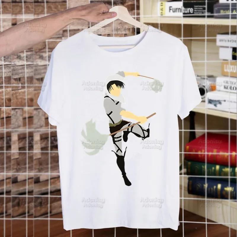 Shingeki no Kyojin Funny T Shirt Men Casual Short Sleeve Attack On Titan Tshirt Homme Manga Japanese Anime Allen T-shirt Tees