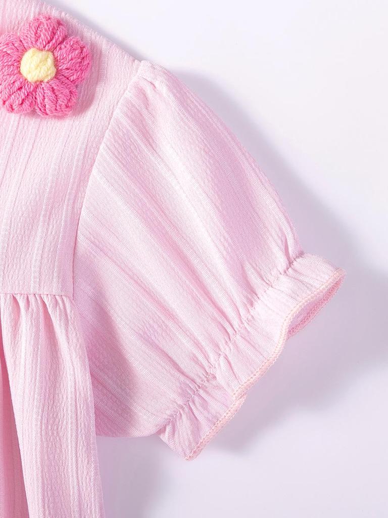 European and American Style Summer Floral Dresses for Girls