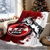 FC Koln Pattern Blanket for Home Decoration, Bed, Sofa, Car Travel, Camping, Suitable for All Seasons, Birthday Christmas Gift