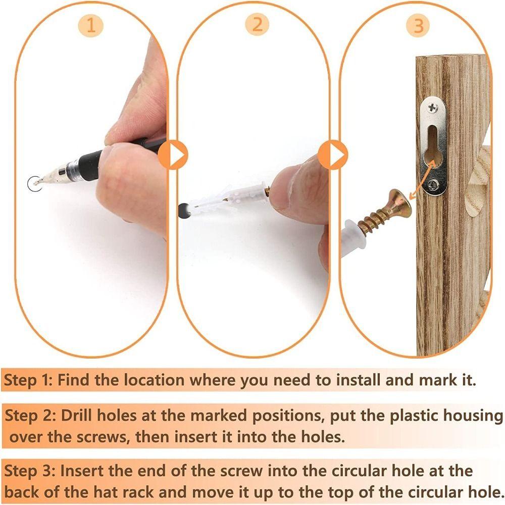 Baseball Caps Baseball Hat Holder Organizer Wall Hat Rack Convenient Wooden Hat Hanger  Home Decor