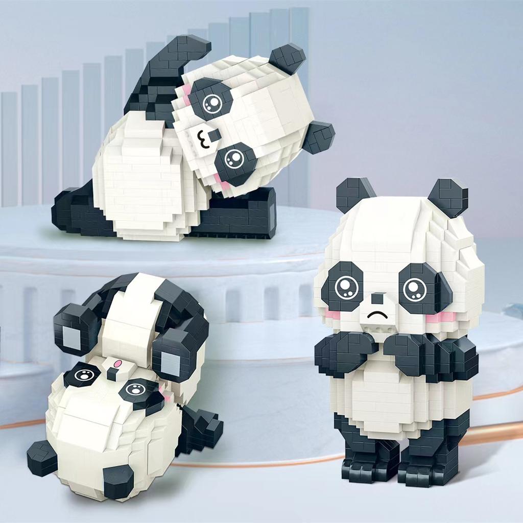 Lovely Animal Building Blocks Toys Panda Blocks DIY Micro Blocks Blocs De Constructions Toys for Girls Boys Xmas Gifts Kids Toys