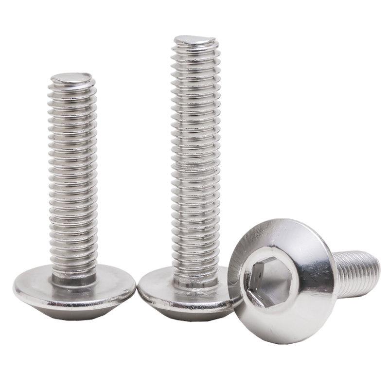 304 Stainless Steel Mushroom Head Hex Bolt (M5/M6/M8)