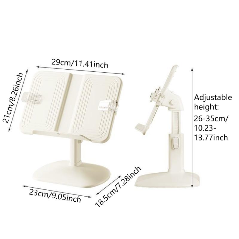 Book Rest Stand, Adjustable Reading Rest Book Holders Cookbooks Document Read Stand Desk Books Stand for Reading Books
