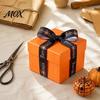 Festliches Dekoratives Stoffband Halloween-Band, 5 Yards 5/8" Kürbis Spinnennetz Aufdruck für Geschenkverpackung Verpackung, DIY Kranz Schleife Bastelarbeiten,