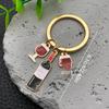 Creative Drip Oil Wine Beer Glass Keychain Pendant for Men's Car Keys & Women's Bags