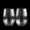 Stemless Plastic Wine Glasses Dishwasher-Safe BPA Free for Indoor & Outdoor