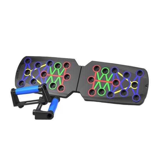 

Складная доска для отжиманий с нескользящей ручкой, 28 отверстий, тренажер для мышц груди и живота, доска для отжиманий, домашний тренажер для фитнеса A