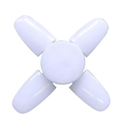 28W E27 Foldable Fan Shape LED Bulb AC220V for Home Living Room Warehouse Garage Ceiling Lighting Energy Saving Brightness