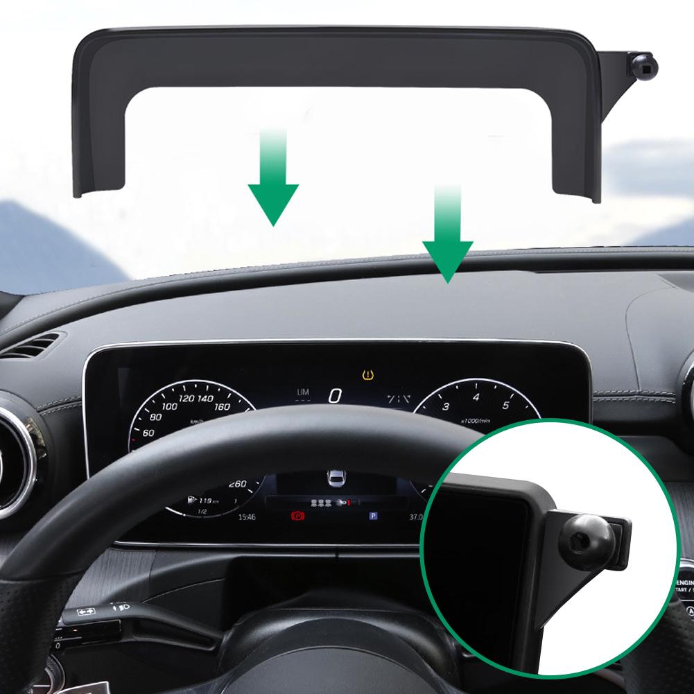 Suport pentru telefon cu ecran de navigație pentru control central al mașinii dedicate pentru Mercedes Benz Clasa C GLC GLA Clasa V EQE 2024 2024