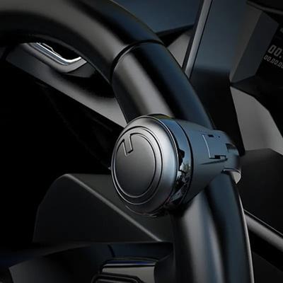 Universal Fit 360-Degree Rotating Metal Steering Wheel Knob - Enhanced Grip for Smoother Driving & Parking