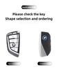 Zinc Alloy Car Key Case Cover Key Bag for BMW X1 U11 X7 G07 XM G09 i7 7 Series G70 LCI iX I20 U06 G81 M3 Auto Accessaries EV2