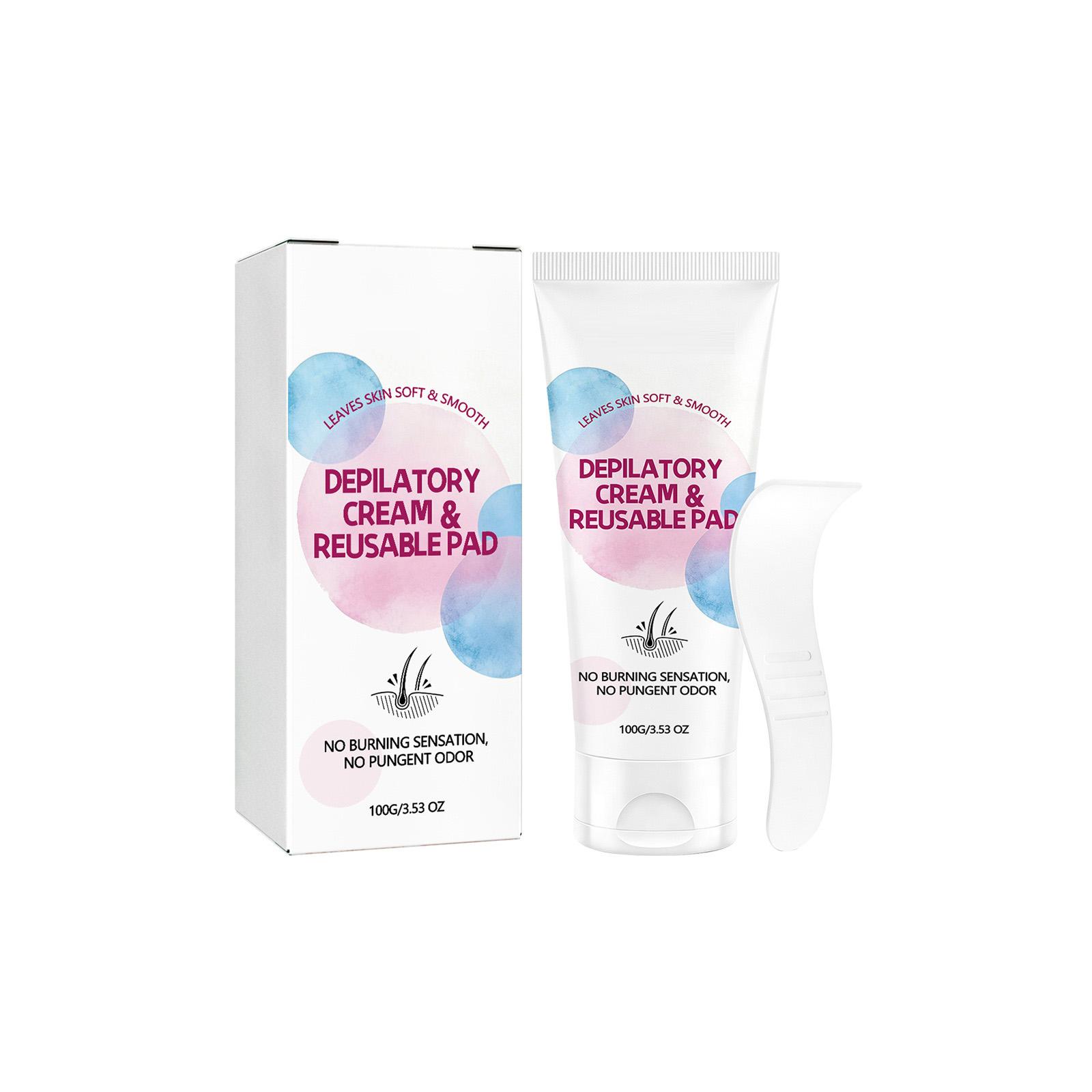 Mild Skin-Friendly Hair Removal Cream - Cleanses And Smoothens The Delicate And Smooth Skin Of The Body. Smooth And Clean Hair Removal Cream.