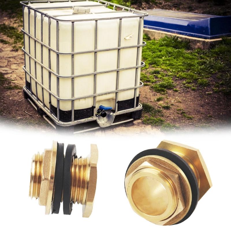 Brass Water Container Connector Threaded Fitting For Tanks Barrels Bucket Water Tap Connector