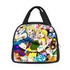 FAIRY TAIL Lunch Bag Cartoon Anime Printed Student Boys and Girls New Style Lightweight, Small, Large Capacity, Versatile
