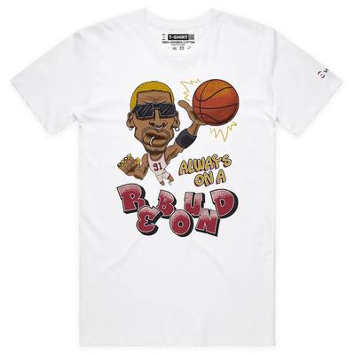 VOICEART Vintage Rodman na doskoku Sportovní grafické tričko pro fanoušky basketbalu