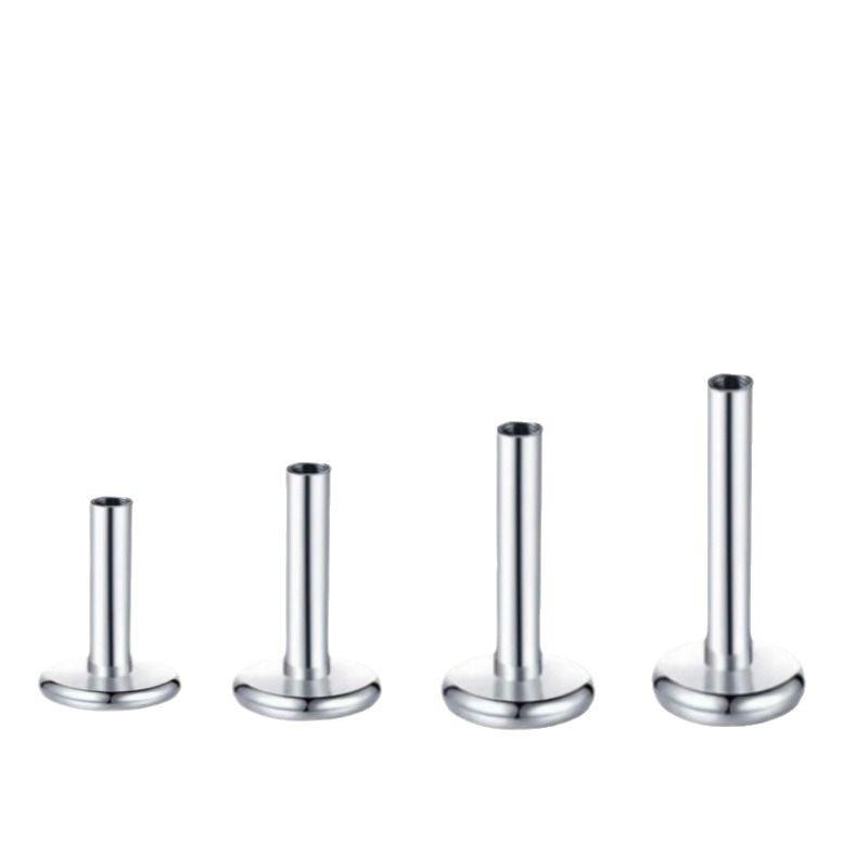 G23 Titan Innengewinde Lippen- & Zungenpiercing Flacher Rücken Ersatz - F136 Legierung Piercing Schmuck Zubehör.