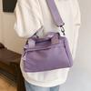 Multi Pocket Small Gym Bags Adjustable Strap Tote Bag Korea Style Nylon Crossbody Bag  Daily Use
