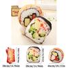 Cute Cartoon Style Sushi Egg Tart Plush Pillow Perfect Christmas Gift