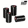 4Pcs Aluminum Alloy Tire Valve Caps Anti Leak Dust Cover Car Wheel Accessory For Toyota Hilux Corolla RAV4 Camry Highlander C-HR