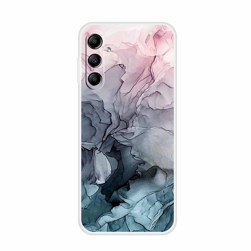 For Samsung Galaxy A14 A34 A54 5G Marble Soft Case Silicone TPU Phone Back Cover Coque for Samsung A 54 34 14 4G Cartoon Fundas