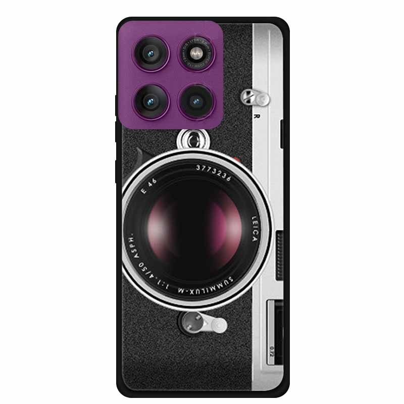 For Motorola Edge 60 Pro 5G Case Edge60 Pro Phone Case Tiger Black Silicone Soft Back Cover For Motorola Edge 60 Pro Case Coque