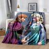1pc, Cartoon Blanket, Elsa & Anna, Queen of Arendelle, Frozen Theme, Perfect for Couch or Bed, Cozy Gift Idea for Any Occasion, Seasonal Dec