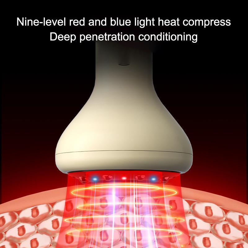 USB Rechargeable Abdominal Massager For Hot Compress And Adjustable Guasha Cupping Intensity Arm And Leg Massage Handheld