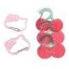 1 Piece Cute Transparent Acrylic Cat Leaf Cherry Hollow Out Climbing Buckle Keychain Sweet Doll Bag Pendant  Accessories