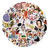 10/30/50pcs ONE PIECE Cartoon Stickers Cool Luffy Zoro Anime Decals Toys Waterproof Graffiti Phone Stationery Cute Sticker Toys
