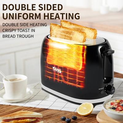 Household Bread Machine Toaster Bread Machine Breakfast Machine Black Automatic Export Toaster