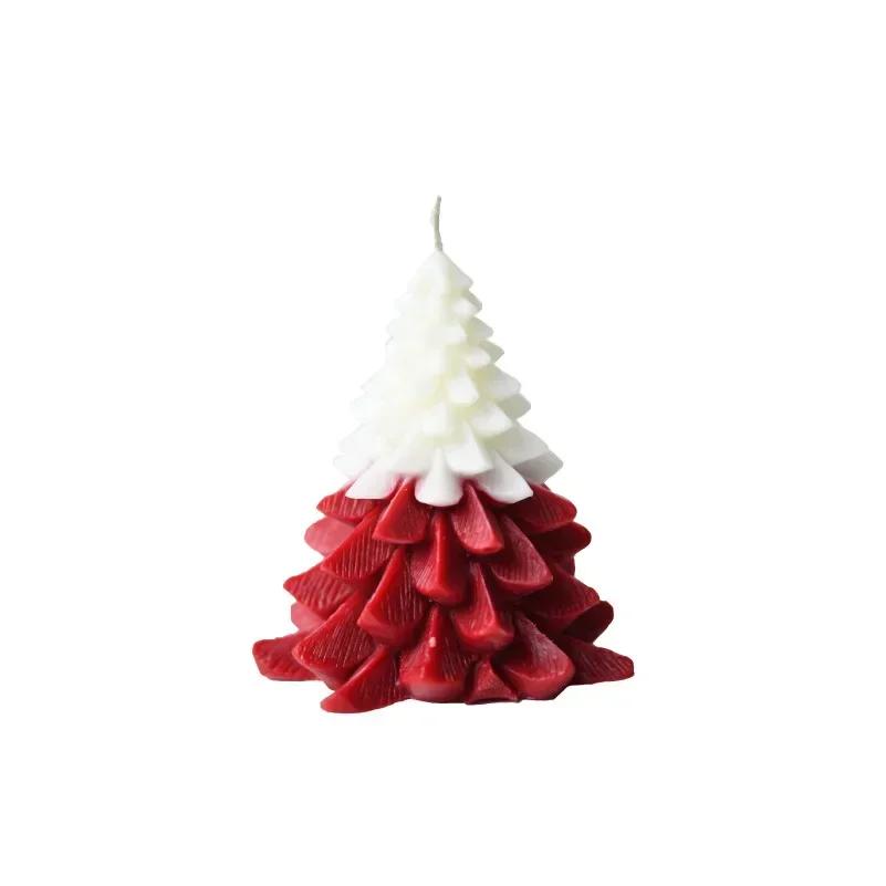 Christmas Tree Party Decor Atmosphere Hand Gift DIY Handmade Christmas Aromatherapy Candles Creative Gifts Party Decor Supplies