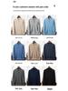 Men's Cashmere Polo Collar Sweater - Loose Fit, Long Sleeve Knitwear for Autumn & Winter